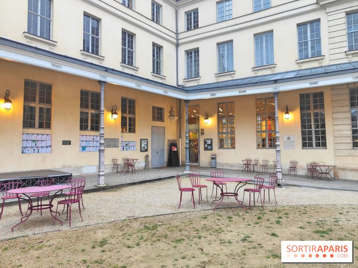 Centre Culturel Irlandais et sa bibliothèque  - cour