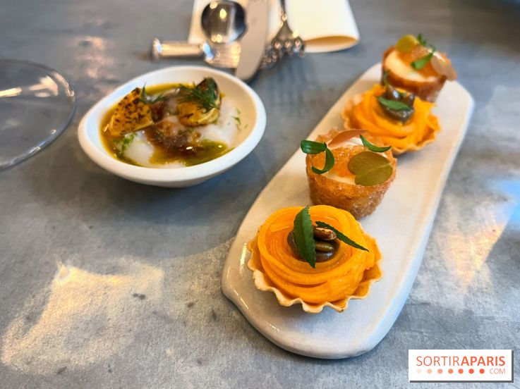 Frenchie - Croustade sardine fumée / Tartelette de courge