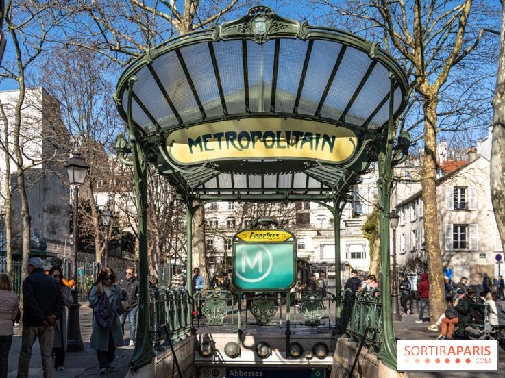 Station Abbesses - métro parisien