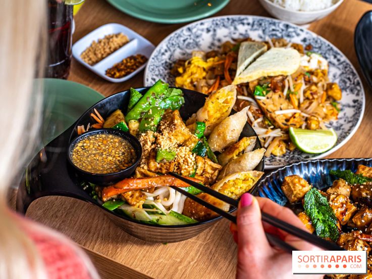 Buja restaurant végétarien thaï et Viet Paris 13e - photos - bo bun coco