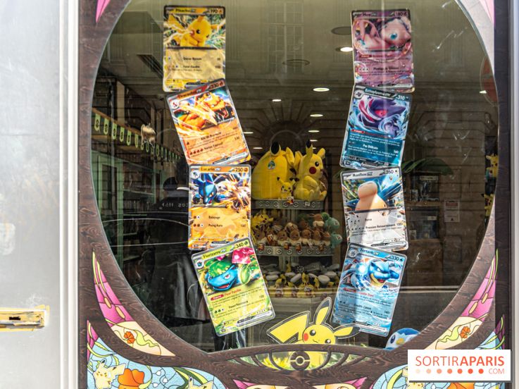 Premiere boutique Pokémon de Paris en photo