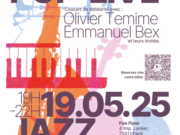 Secours Pop' Live - Flyers QR Code