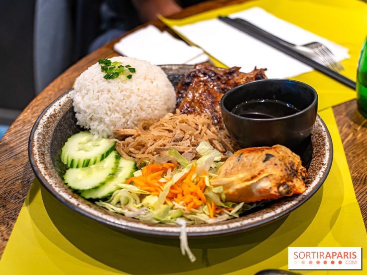 Comme au Vietnam, restaurant vietnamien Paris 13e - cơm thịt nướng chả cua bì