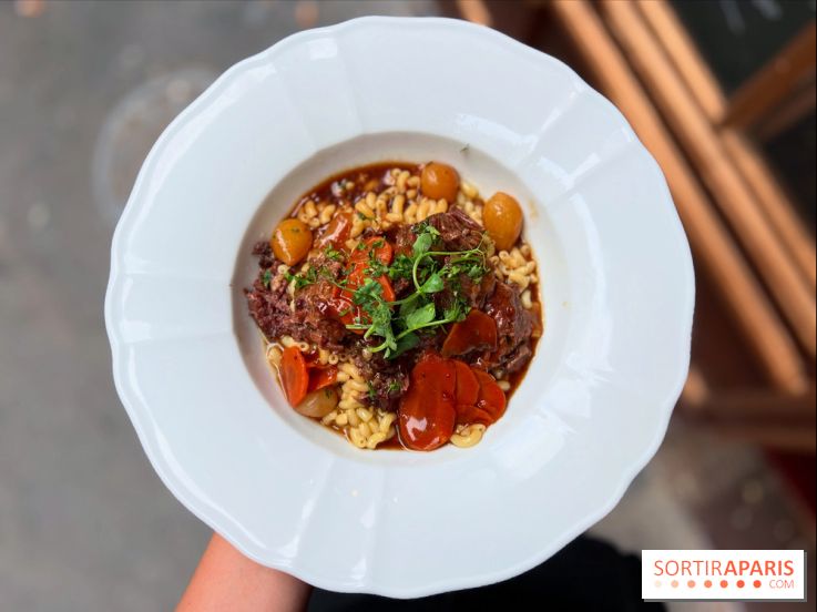 Le Bon Bock - Joue de boeuf braisée coquillettes