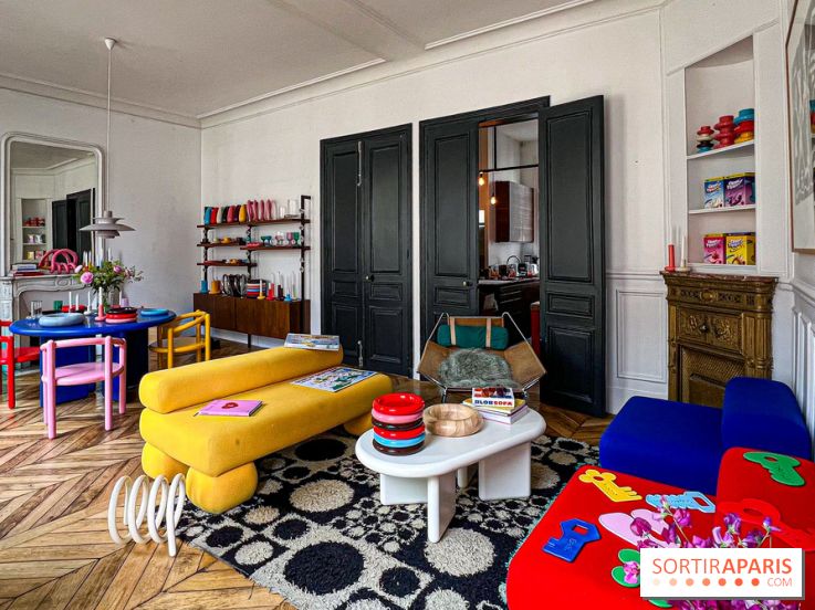 Design et décoration : le pop up décalé du créateur Gustaf Westman relooke un appartement parisien