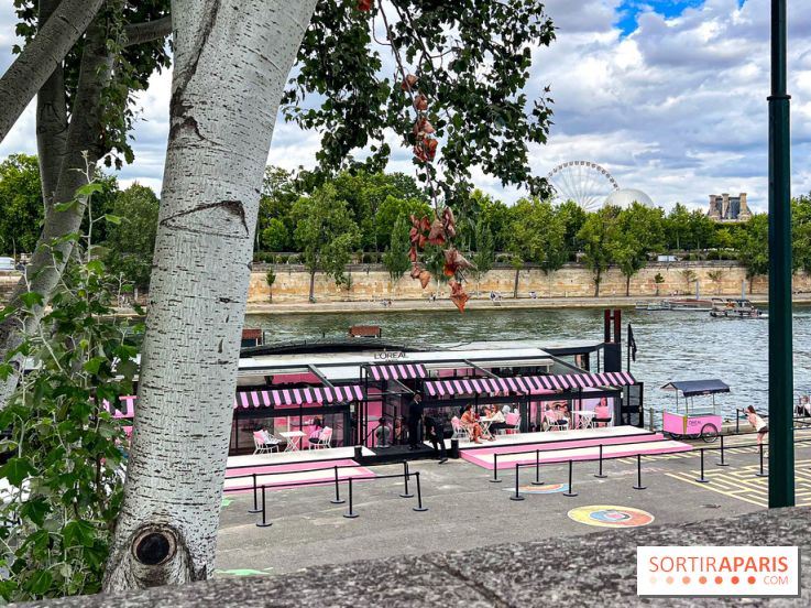 La Terrasse Parisienne : le pop up gratuit et expérientiel du géant de la beauté sur une péniche