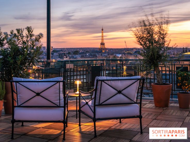 Céleste, le bar estival en rooftop du Cheval Blanc se dévoile