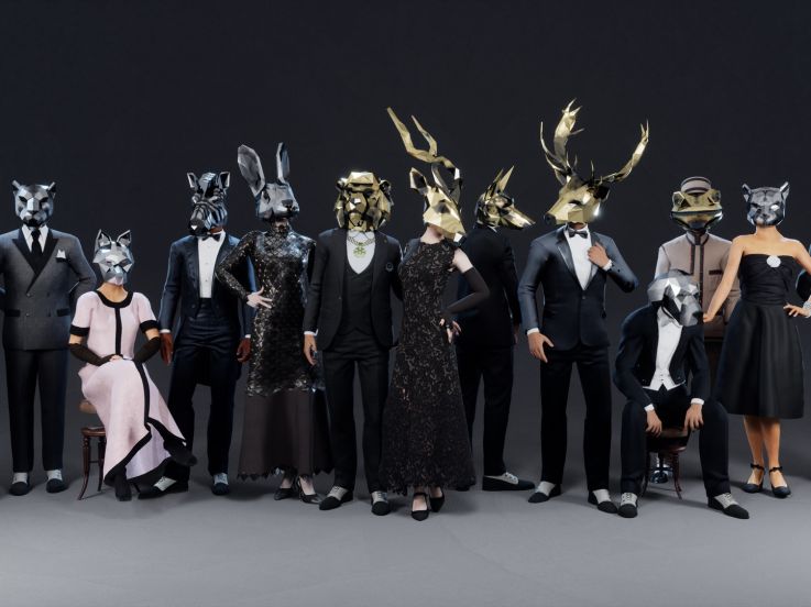 Le Bal de Paris de Blanca Li : un spectacle immersif en réalité virtuelle à La Seine Musicale. - Costumes LeBaldeParisdeBlancaLi