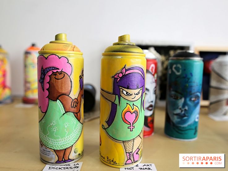 Les Bombasphères : nos photos de l'expo de street art à la Lab Galerie à Paris