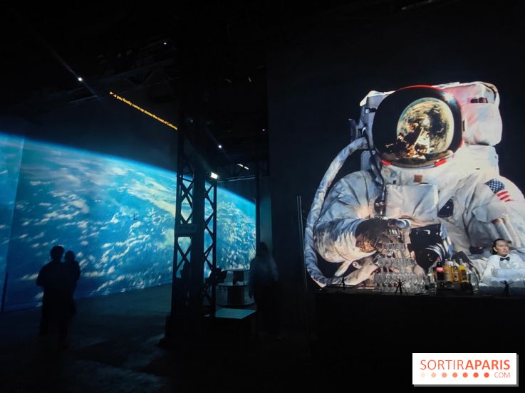 Destination Lune : un voyage immersif dans les étoiles à l'Atelier des Lumières - photos