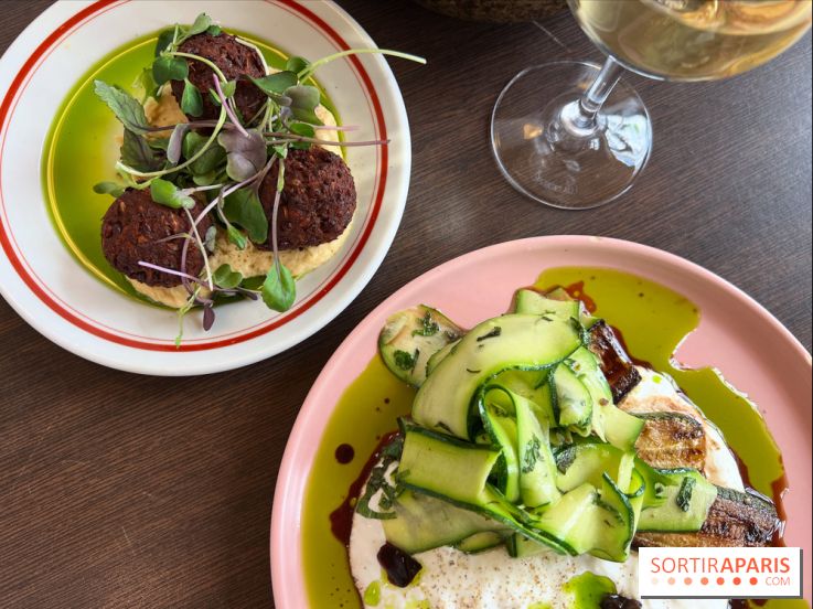 Comptoir Lazu - Courgettes crues et cuites, stracciatella