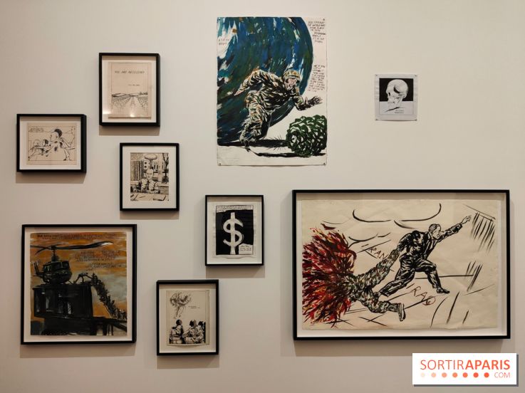 Underground : l'exposition ironique de Raymond Pettibon au Musée Picasso - nos photos - fotor 1760090637764