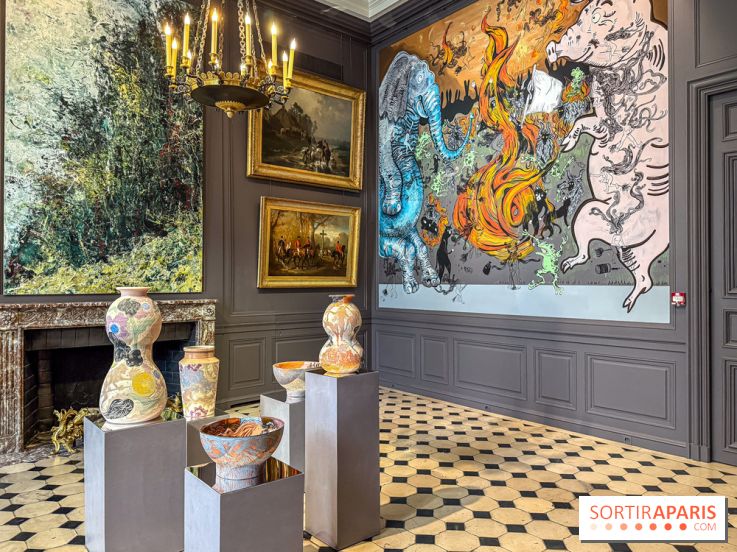 La Licorne, l’Étoile et la Lune : l’exposition du duo Lamarche-Ovize à voir au Musée de la Chasse - IMG 9481