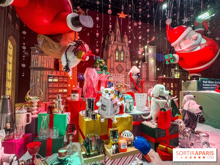 Les vitrines de Noël du Printemps Haussmann à Paris 2025 avec Diane Kruger, les photos