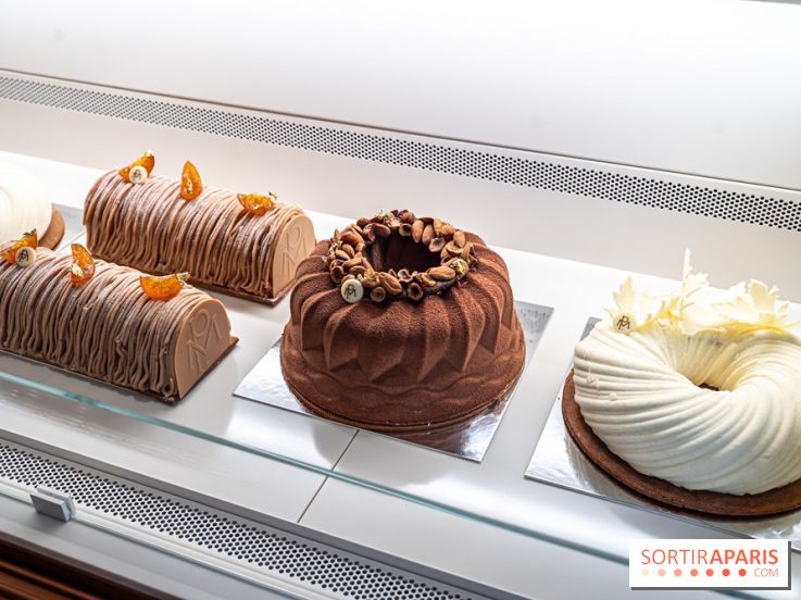 Bûches de Noël de la Pâtisserie Matthieu Pauline Paris 7e