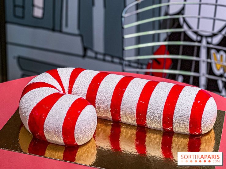 Candy Cake, la Bûche de Noël 2025 du Printemps Haussmann par Bryan Esposito, clin d'œil à New-York - IMG 9522
