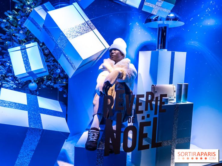 Inauguration des vitrines de Noël du BHV Marais à Paris 2025 avec Vincent Niclo et Vitaa - photos - A7C01495