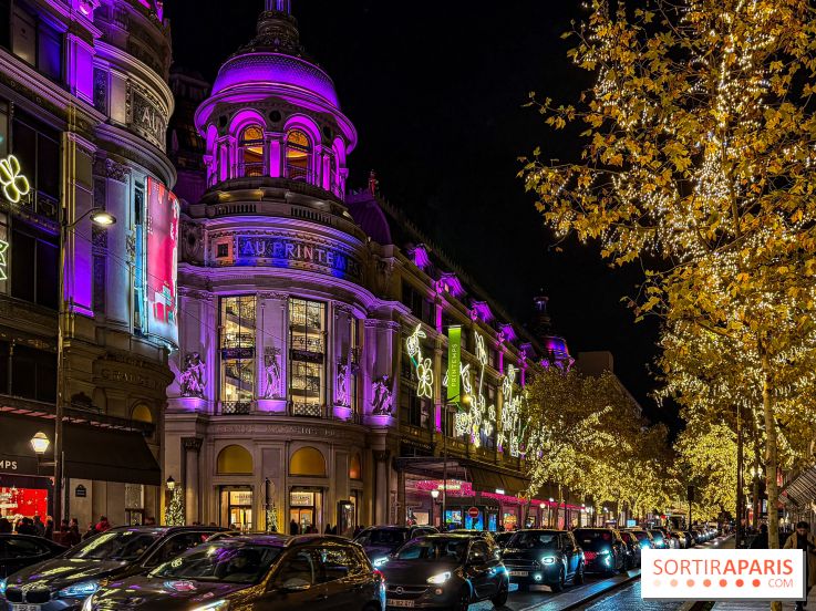 Les illuminations de Noël 2025 du Boulevard Haussmann
