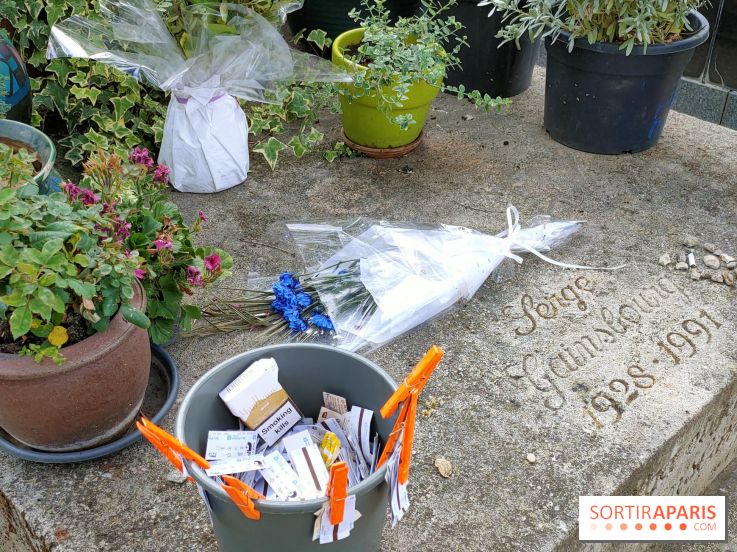 Visuels Paris - Tombe Serge Gainsbourg