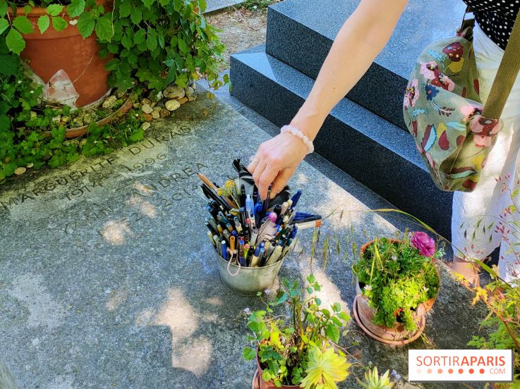 Visuels Paris - Tombe Marguerite Duras 