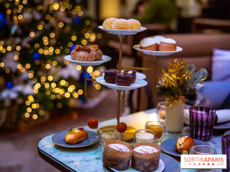 Tea time de Noël du Mandarin Lutetia 2025 par Nicolas Guercio - photos