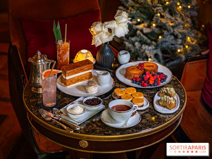 Le bar et salon de thé de Noël du George V 2025 - les photos