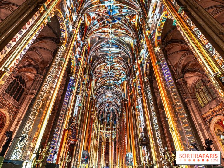 L'Odyssée Céleste à l'église Saint-Eustache à Paris, le nouveau spectacle Luminiscence