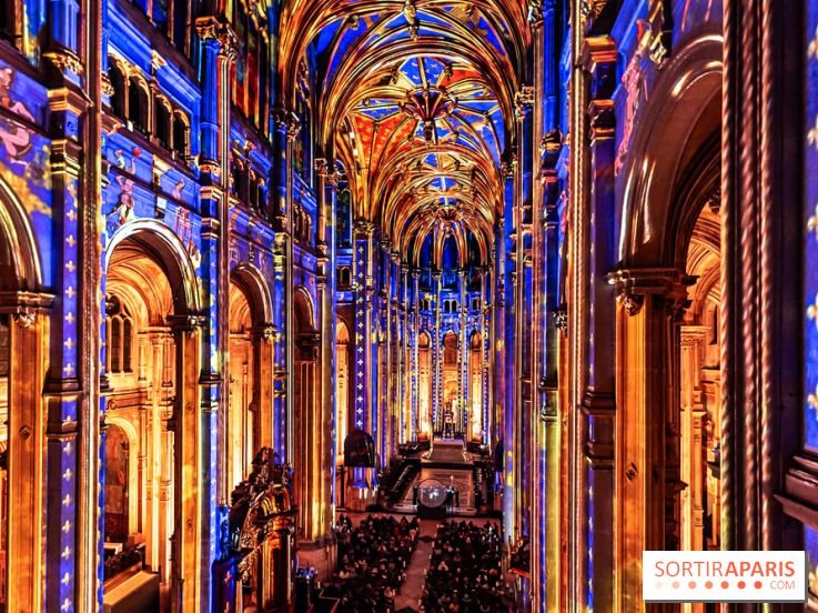 L'Odyssée Céleste à l'église Saint-Eustache à Paris, le nouveau spectacle Luminiscence  - A7C04847