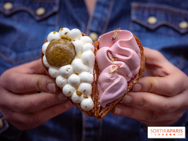 Saint-Valentin 2026 : les cœurs pâtissiers de Maison Aleph - photos - demi coeur