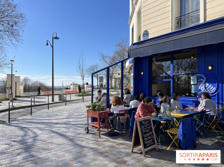 Moncœur Belleville - Terrasse vue Paris