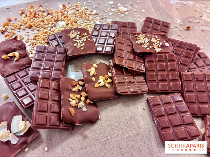 Atelier fabrication de tablettes Mon Jardin Chocolaté