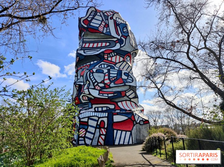 La Tour aux Figures de Jean Dubuffet - Hauts-de-Seine