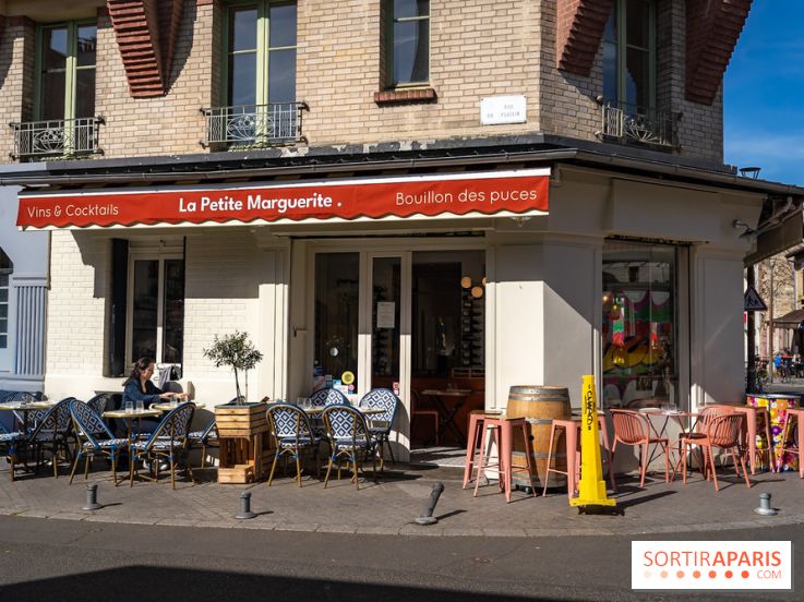 La Petite Marguerite, bouillon des puces de Saint-Ouen 93 - photos - terrasse