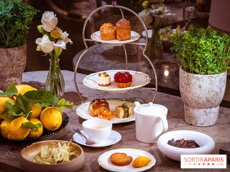 Tea time sensoriel de Matthieu Carlin à l'Hôtel de Crillon - les photos