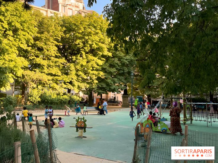 Square des Epinettes, le parc caché du 17e