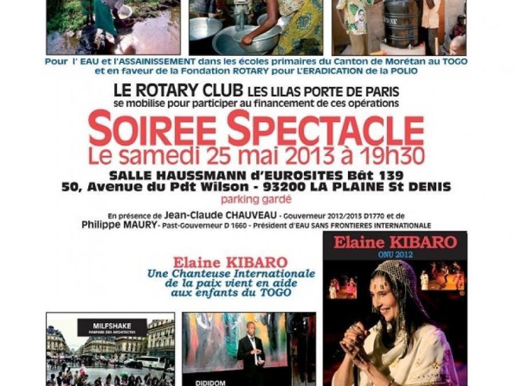 Soirée spectacle en faveur du Togo