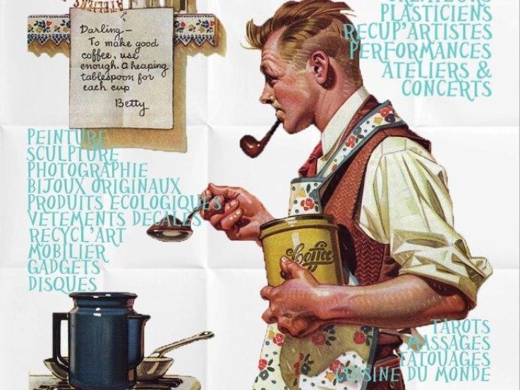 Le free market de Paname à la péniche Cinéma