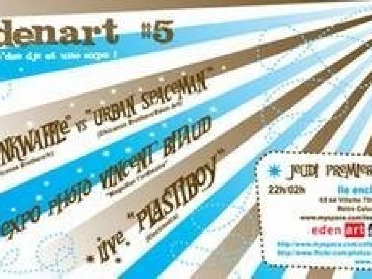 Edenart # 5 : un live, des djs et une expo !