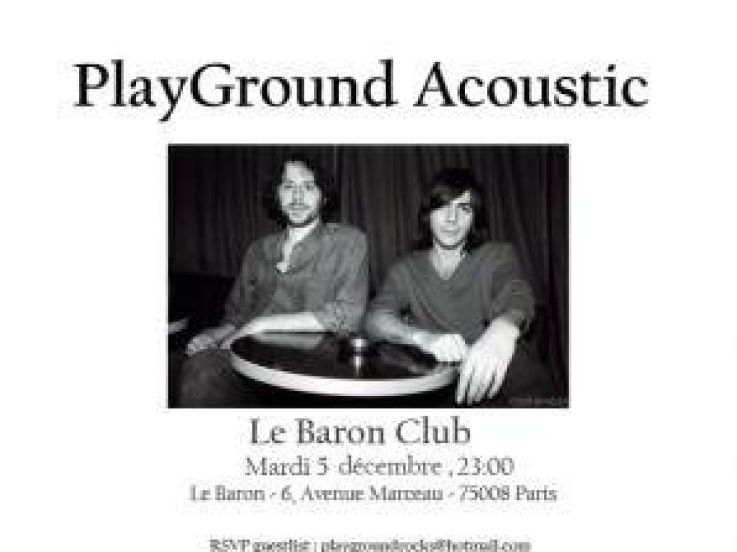 Playground : Accoustic show