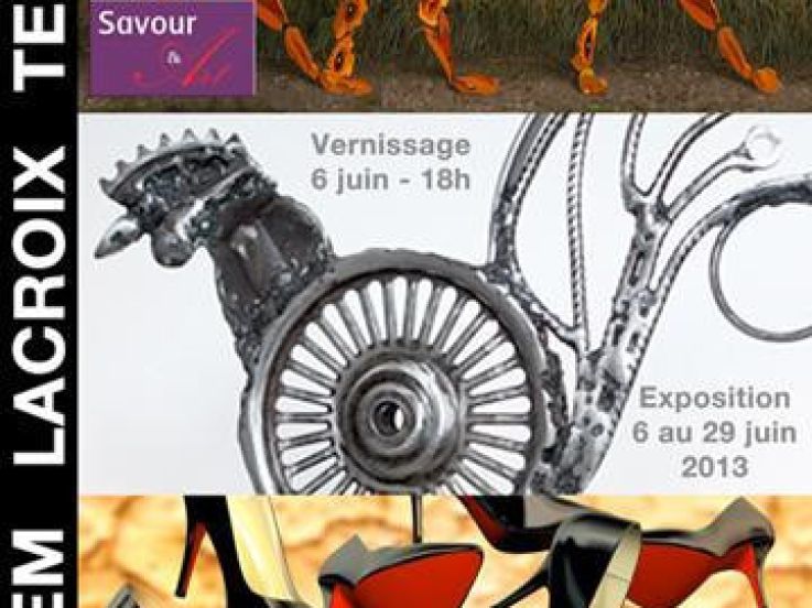 EXPO RÉCUP'ART au Savour Club, avec JL LACROIX, sculpteur, MULHEM, peintre, et TERZIEFF, photographe - au Savour Clulb, 11, rue Gros, du jeudi 6 au samedi 29 juin 2013