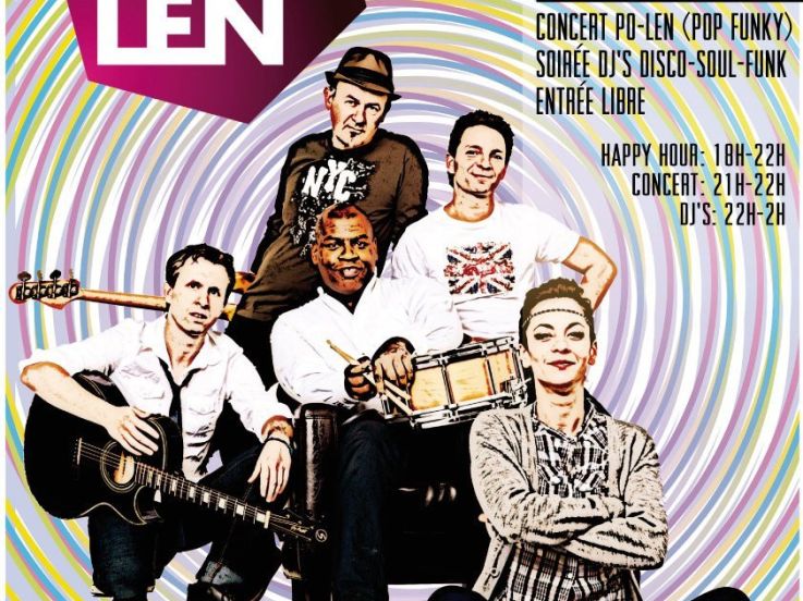 Po-len, les disquaires, concert
