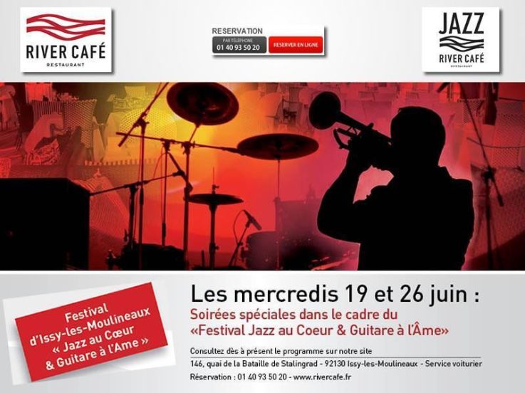 Festival Jazz "Au cœur et guitare à l’âme" au River Café