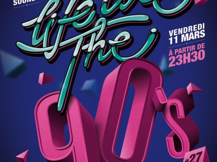 We Are 90's, Soirée, Elysée Montmartre