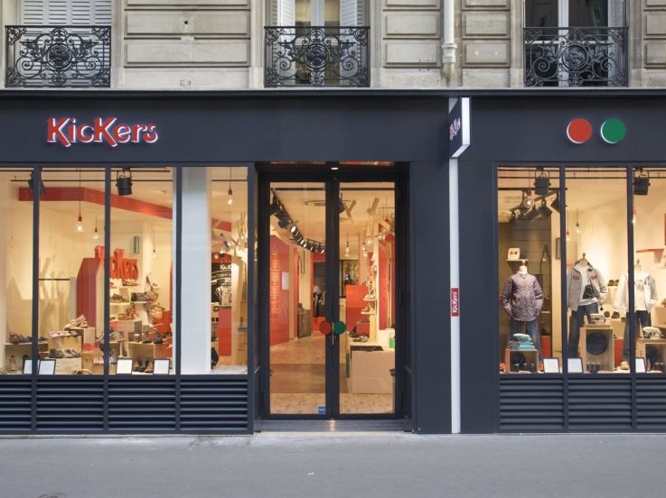 Boutique Kickers 46 rue Dufour Paris 