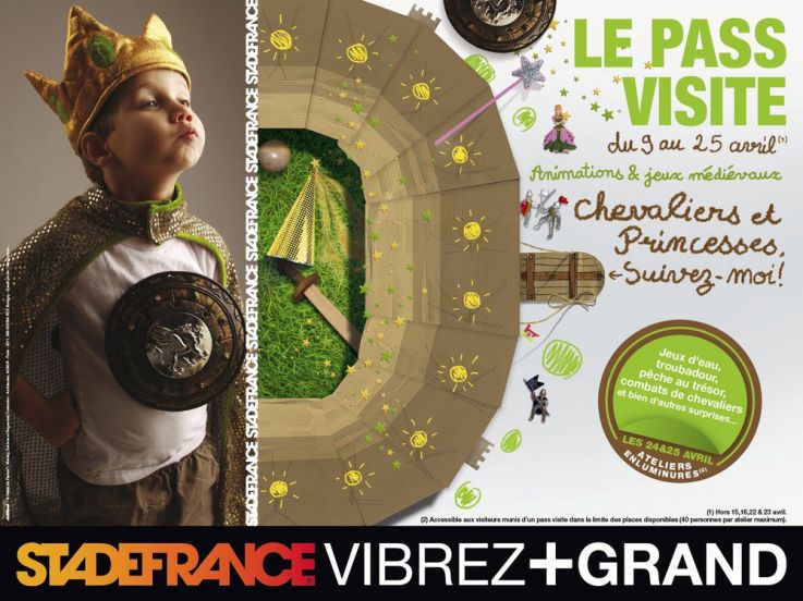 pâques 2011, chevaliers et princesses, stade de france