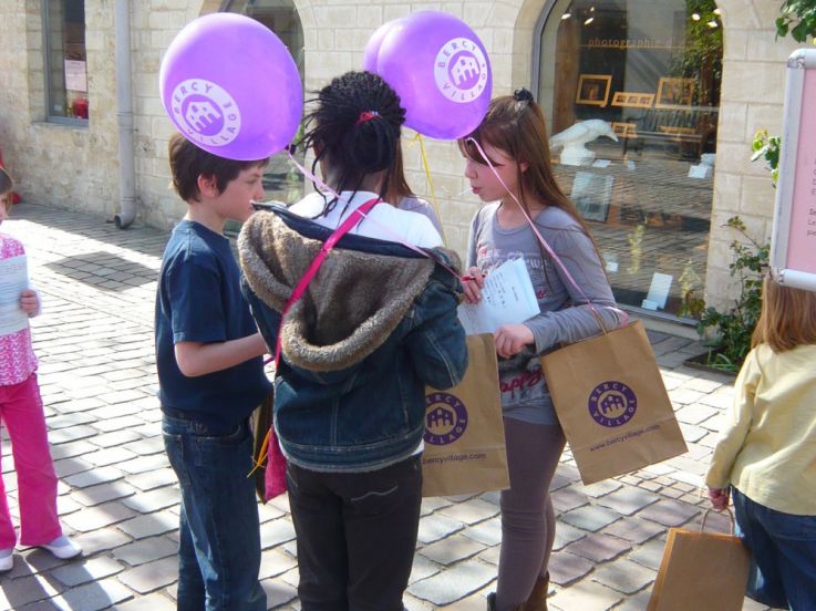 bercy village, chasse au trésor