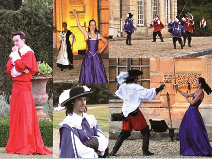 les héros de capes et d’épées de votre enfance, Zorro, le bossus, Les trois Mousquetaires, château de thoiry, spectacle de plein air