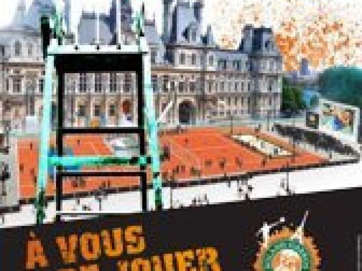 Roland-Garros dans la Ville - Playground, Tennis, Parvis de l'Hôtel de Ville