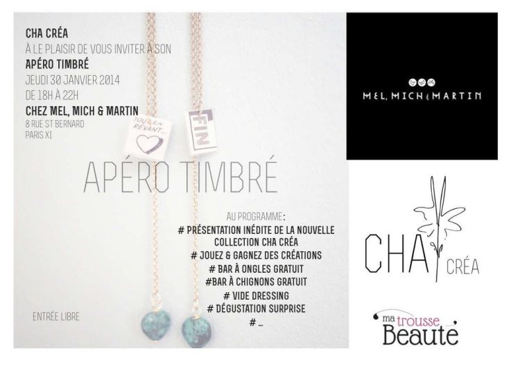 L'apéro timbré débarque à Paris le 30 janvier