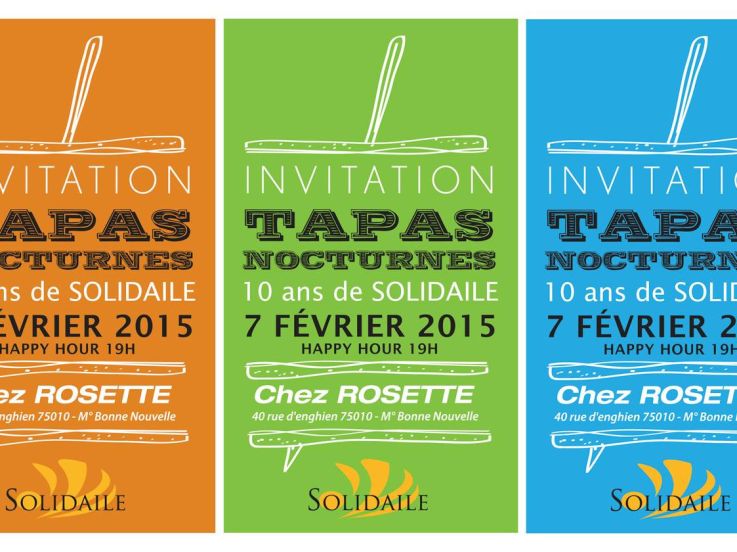 Soirée tapas Chez Rosette pour l'association Solidaile
